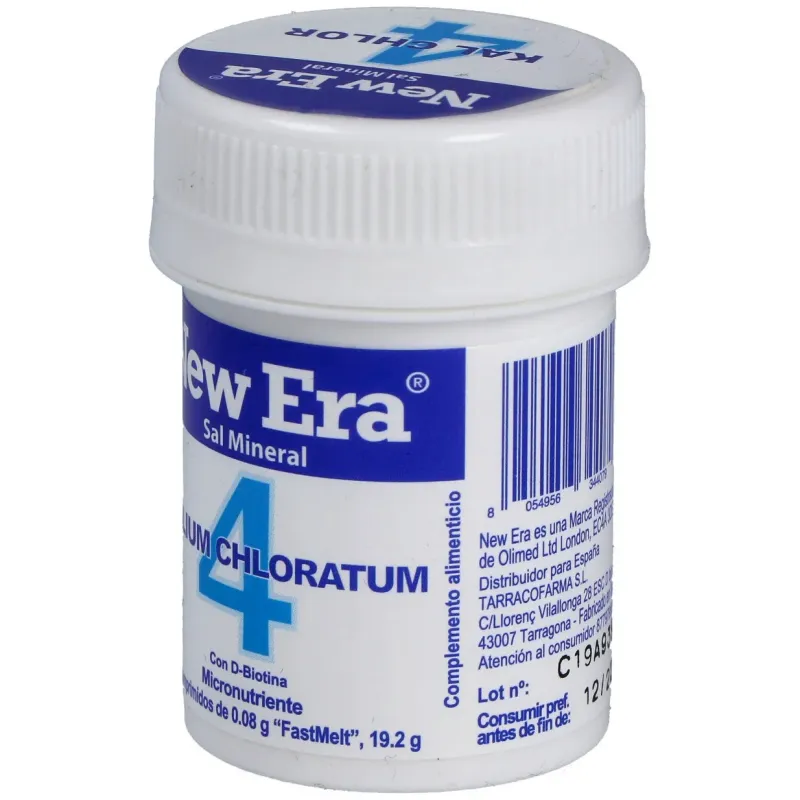 New era schüssler nr.4 kalium chloratum 240comp | Farmacia Barata