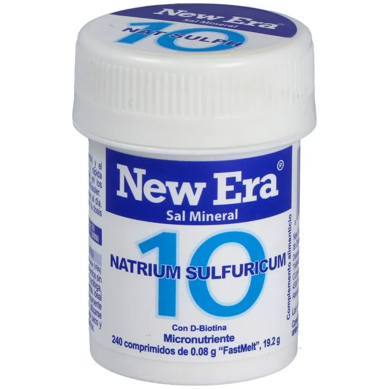 New era schüssler nr.10 natrium sulfuricum 240comp | Farmacia Barata