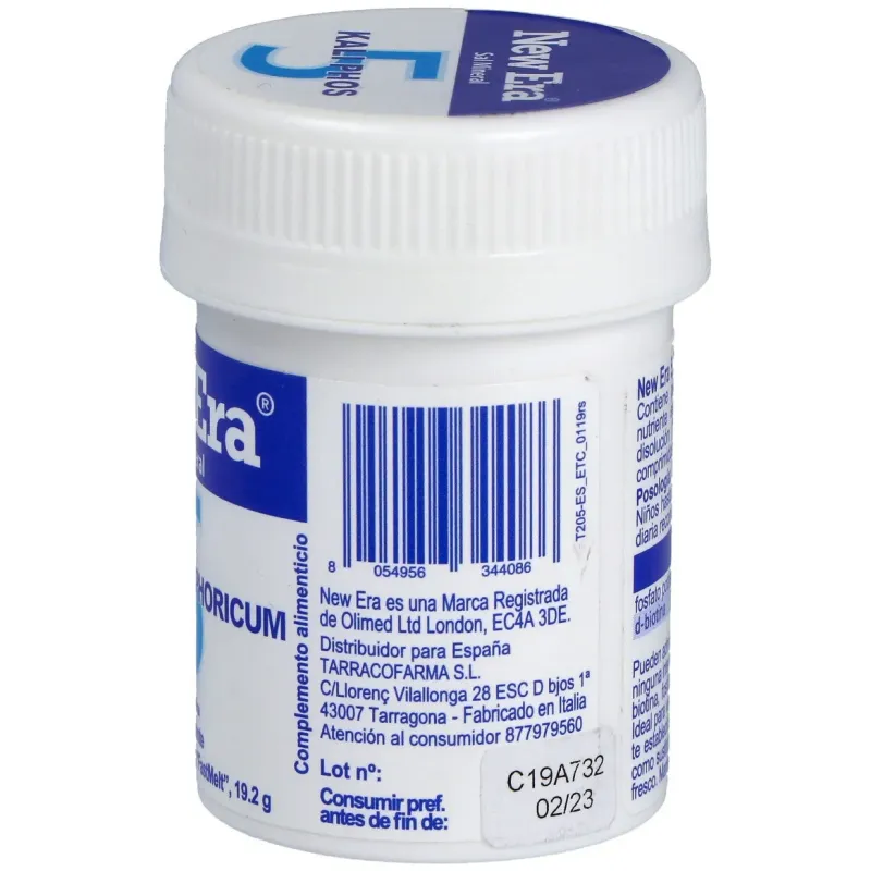 New era schüssler nr.5 kalium phosphoricum 240comp | Farmacia Barata