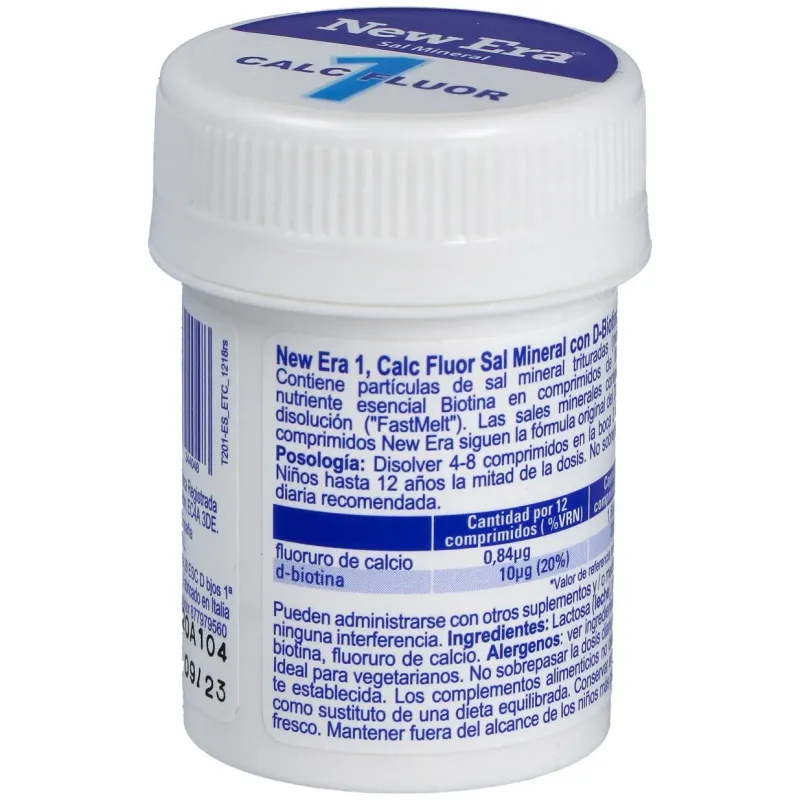 New era schüssler nr.1 calcium fluoratum 240comp | Farmacia Barata