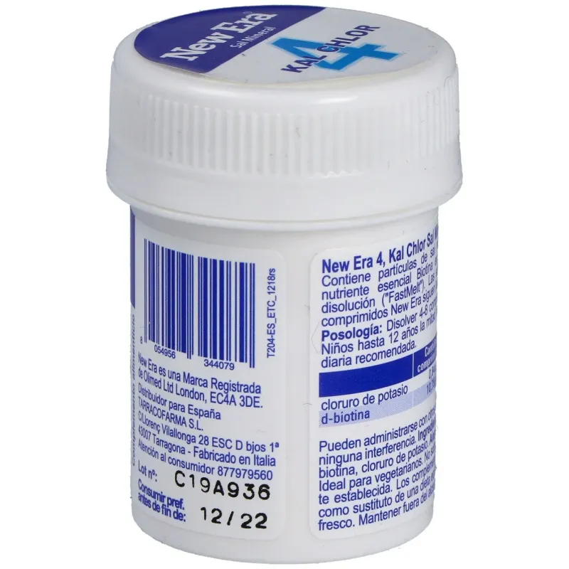 New era schüssler nr.4 kalium chloratum 240comp | Farmacia Barata