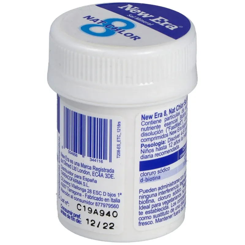 New era schüssler nr.8 natrium chloratum 240comp | Farmacia Barata
