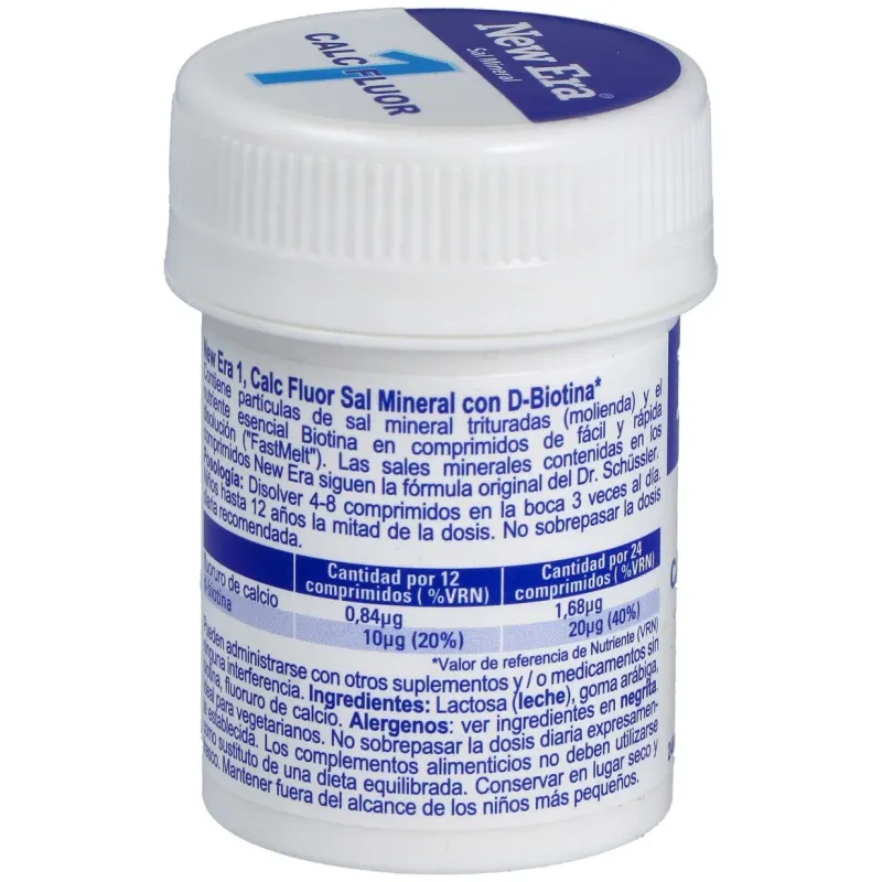 New era schüssler nr.1 calcium fluoratum 240comp | Farmacia Barata