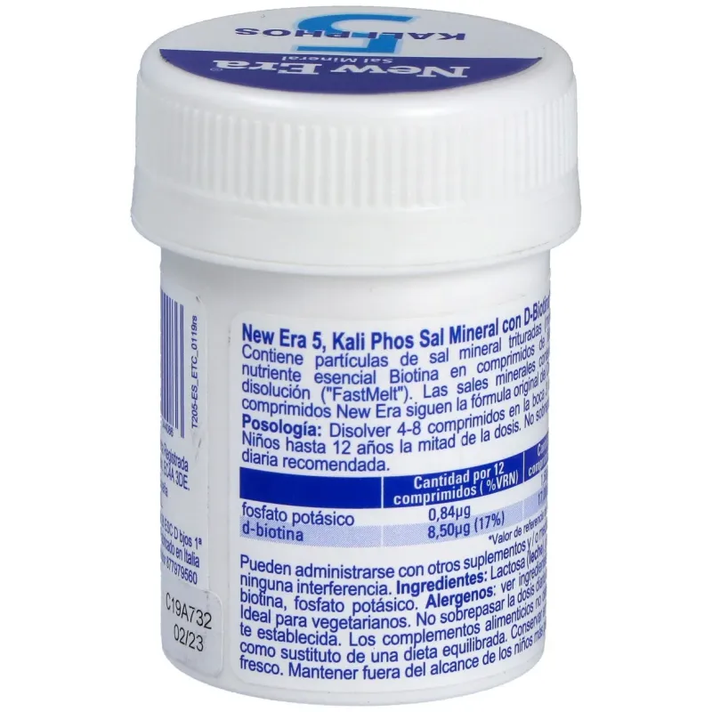 New era schüssler nr.5 kalium phosphoricum 240comp | Farmacia Barata