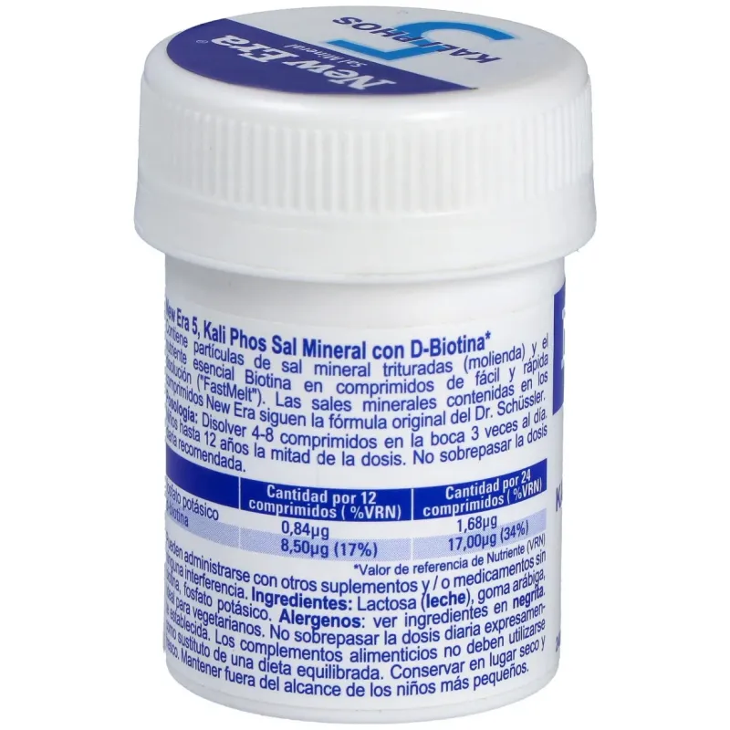 New era schüssler nr.5 kalium phosphoricum 240comp | Farmacia Barata