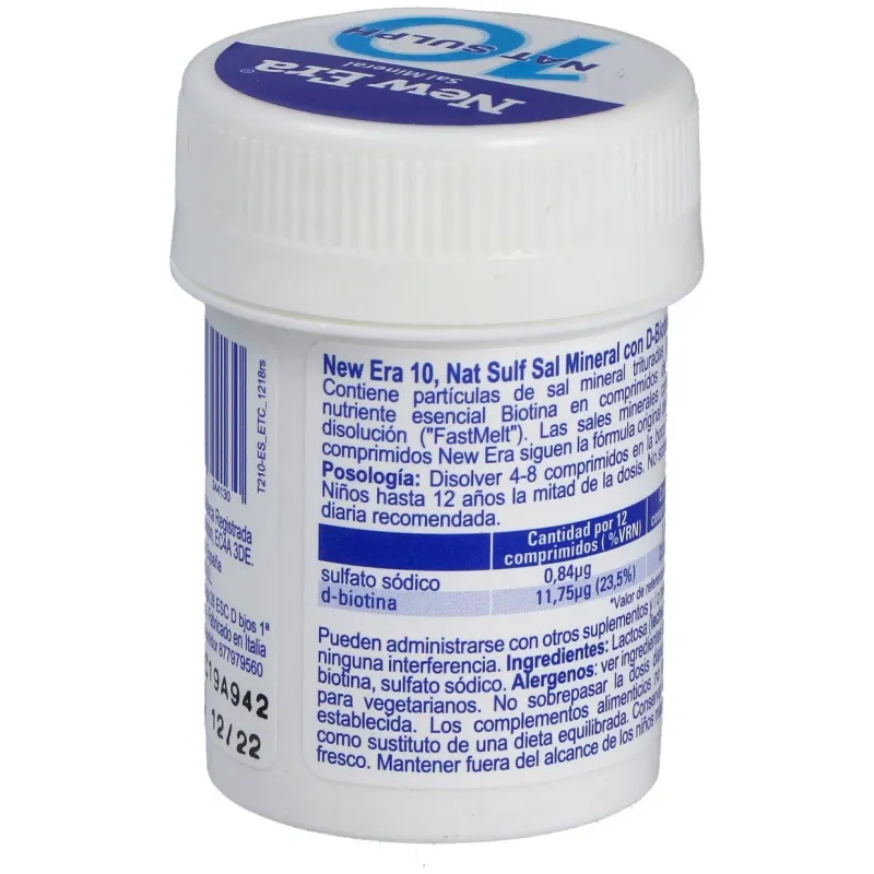 New era schüssler nr.10 natrium sulfuricum 240comp | Farmacia Barata