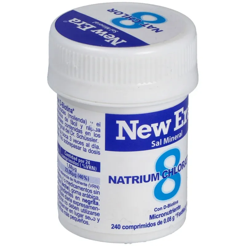 New era schüssler nr.8 natrium chloratum 240comp | Farmacia Barata