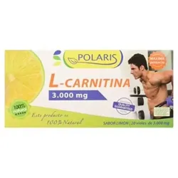 Polaris Carnitina Limón 3000 mg, 20 uds