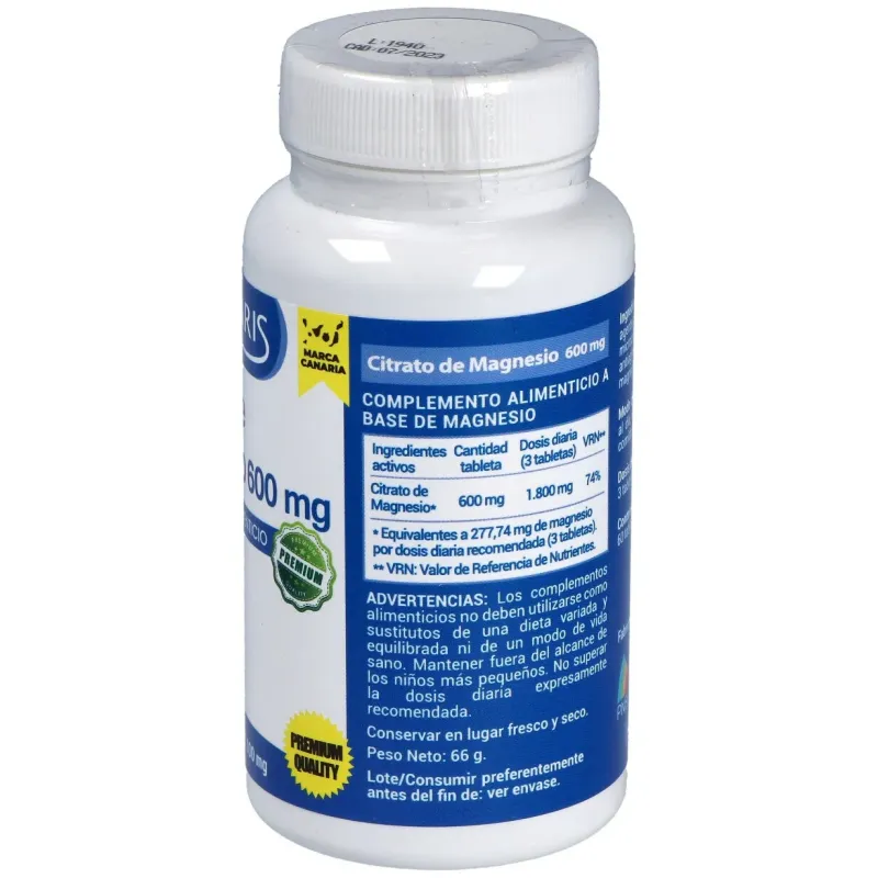 Polaris citrato magnesio 600mg 60tabs | Farmacia Barata Polaris citrato magnesio 600mg 60tabs | Farmacia Barata