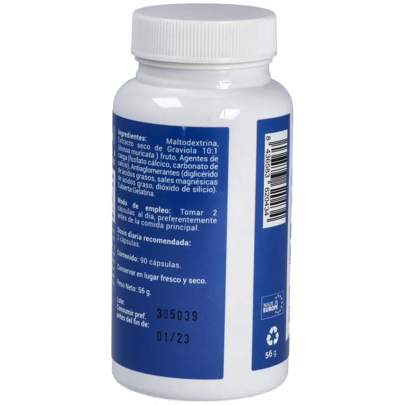 Polaris graviola 1000mg 90caps | Farmacia Barata
