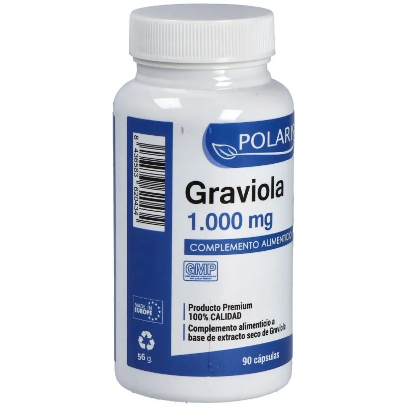 Polaris graviola 1000mg 90caps | Farmacia Barata