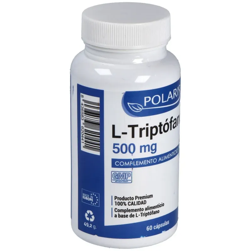L-triptofano 500mg. 60cap. | Farmacia Barata