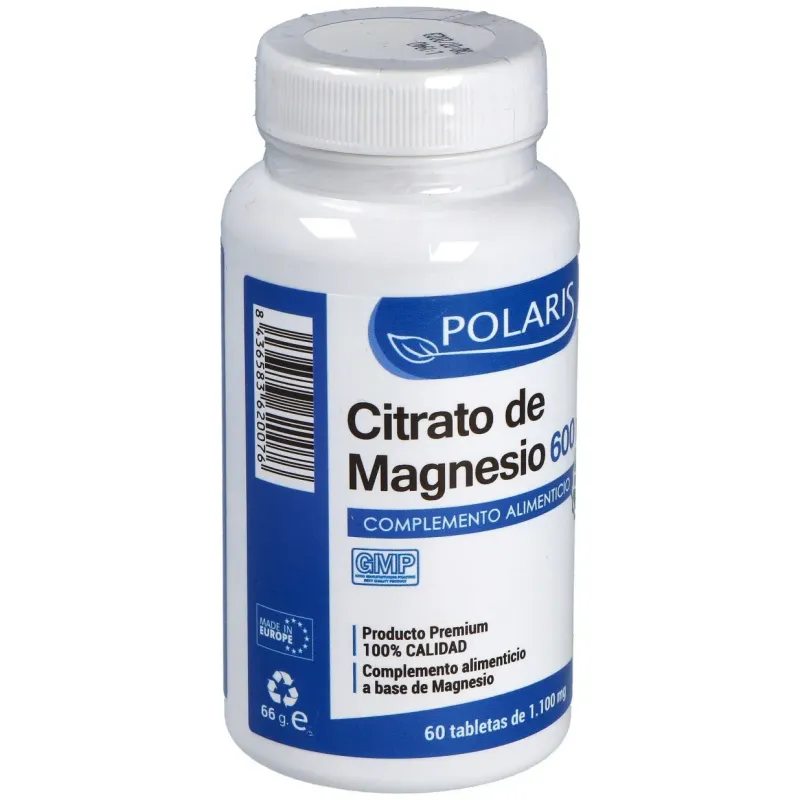 Polaris citrato magnesio 600mg 60tabs | Farmacia Barata Polaris citrato magnesio 600mg 60tabs | Farmacia Barata