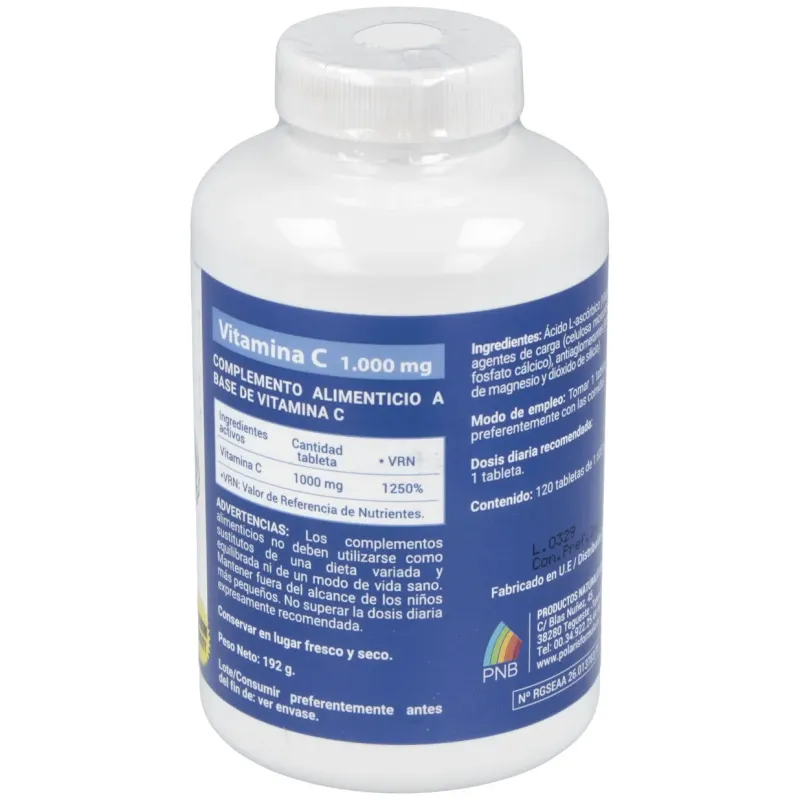 Polaris vitamina c 1000mg 120comp | Farmacia Barata Polaris vitamina c 1000mg 120comp | Farmacia Barata