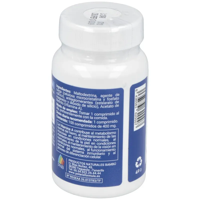 Polaris vitamina a 10000ui 100comp | Farmacia Barata Polaris vitamina a 10000ui 100comp | Farmacia Barata