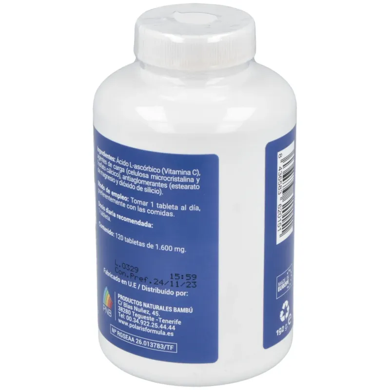Polaris vitamina c 1000mg 120comp | Farmacia Barata Polaris vitamina c 1000mg 120comp | Farmacia Barata
