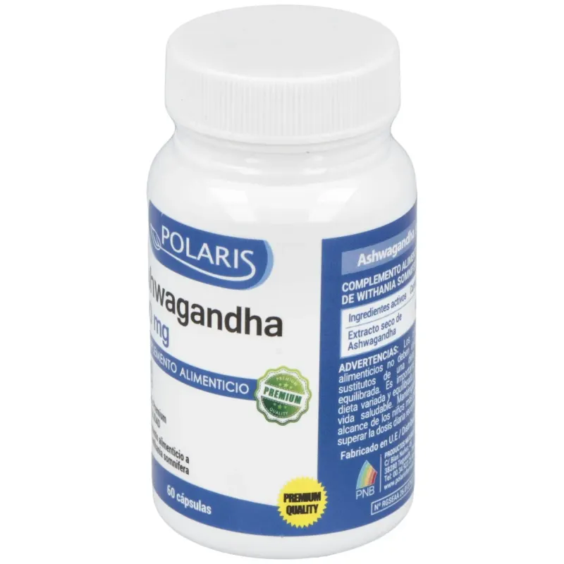 Polaris ashwagandha 500mg 60caps | Farmacia Barata