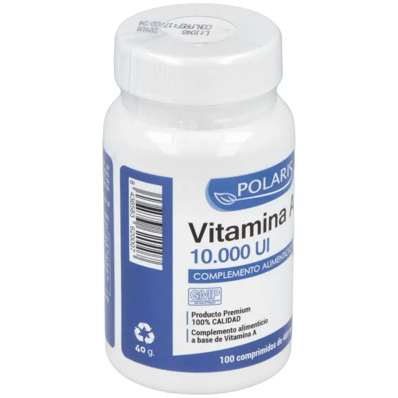 Polaris vitamina a 10000ui 100comp | Farmacia Barata Polaris vitamina a 10000ui 100comp | Farmacia Barata