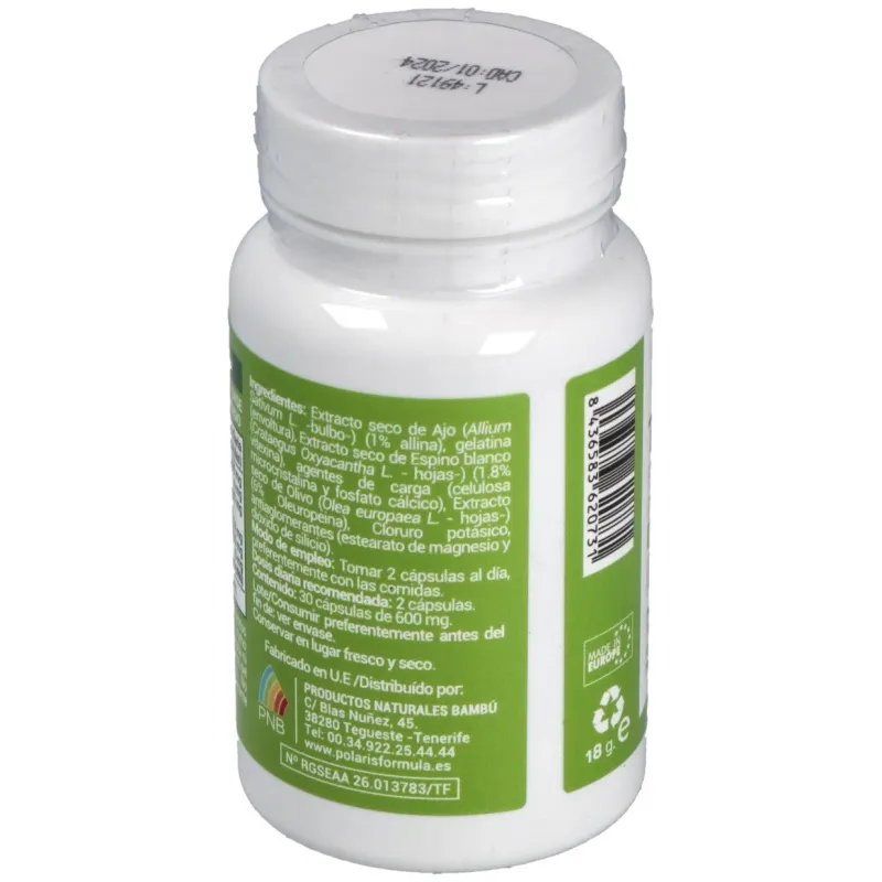 Tensiplus (ajo+espino blanco) 500mg. 30cap | Farmacia Barata Tensiplus (ajo+espino blanco) 500mg. 30cap | Farmacia Barata