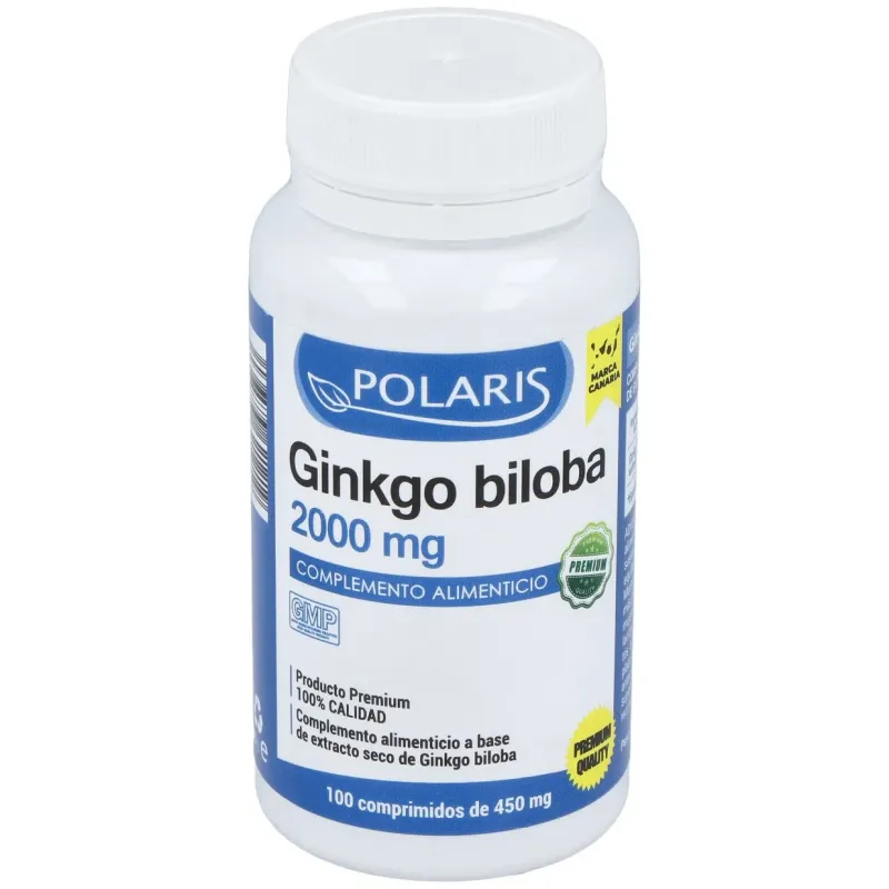 Polaris ginkgo biloba 2000mg 100comp | Farmacia Barata