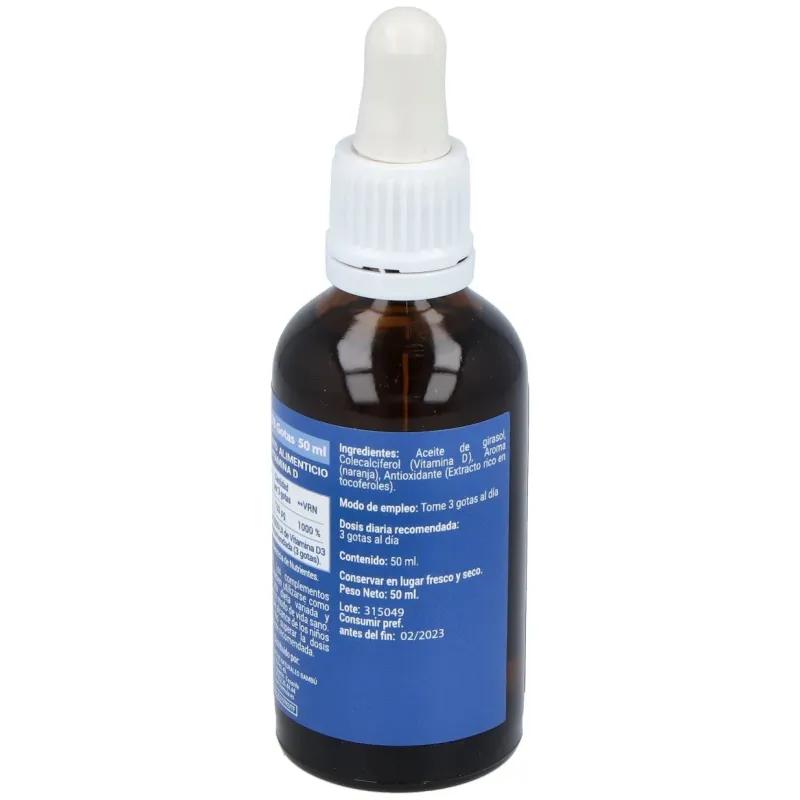 Polaris vitamina d 3 gotas 50ml | Farmacia Barata