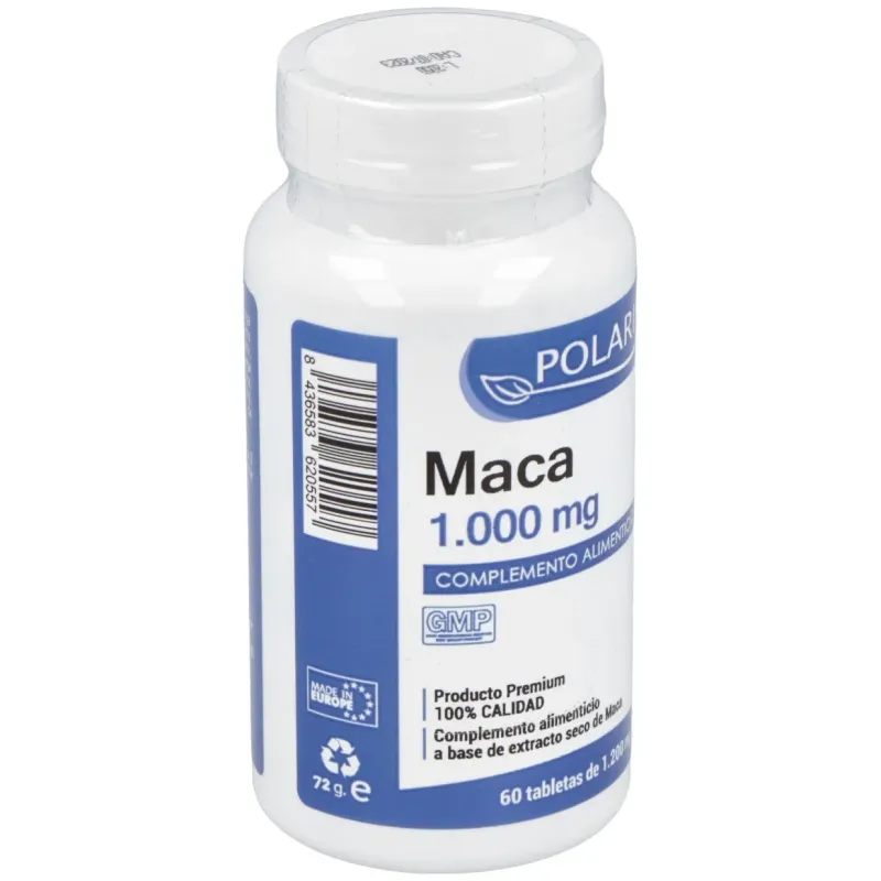 Polaris maca 1000mg 60 tabletas | Farmacia Barata Polaris maca 1000mg 60 tabletas | Farmacia Barata