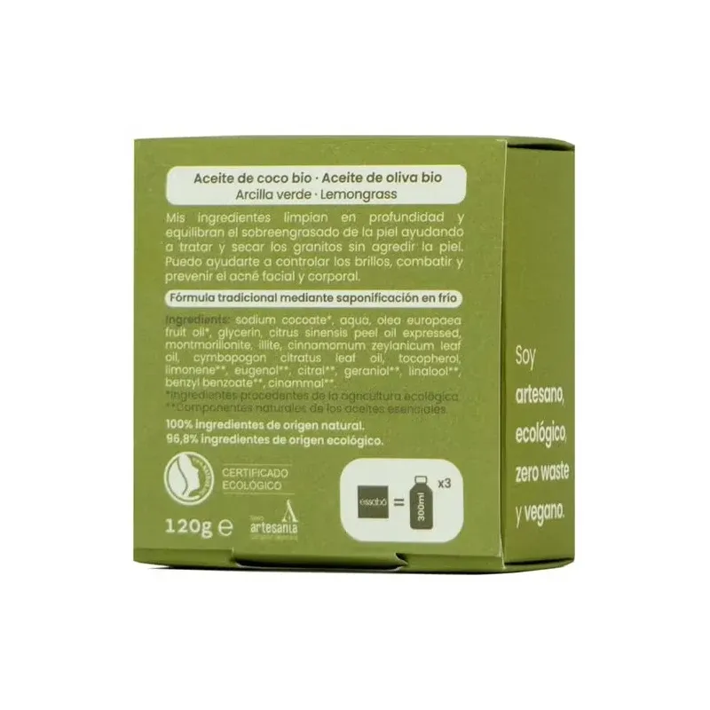 Essabo jabon piel grasa y acne ecologico 120gr. | Farmacia Barata