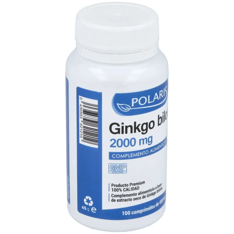 Polaris ginkgo biloba 2000mg 100comp | Farmacia Barata