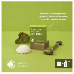 Essabo jabon piel grasa y acne ecologico 120gr. | Farmacia Barata