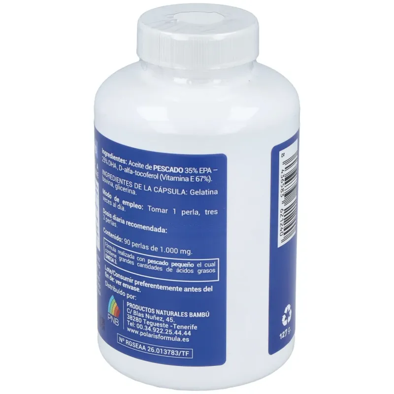 Polaris omega 3 tg 1000mg 90 perlas | Farmacia Barata