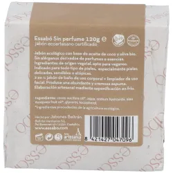 Essabo jabon sin perfume ecologico 120gr. | Farmacia Barata