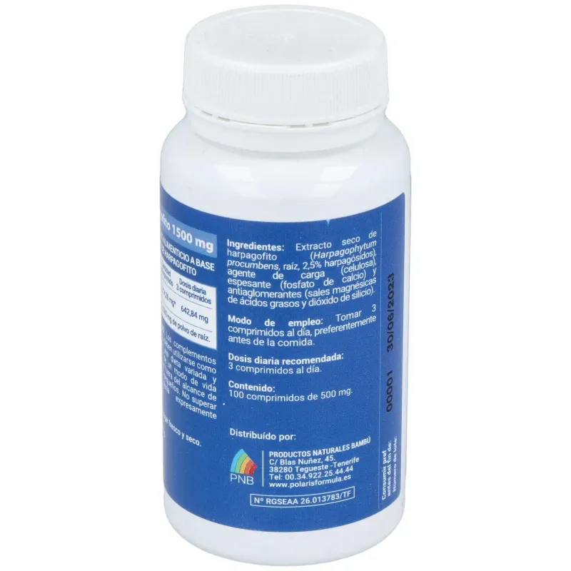 Polaris harpagofito 1500mg 100comp | Farmacia Barata