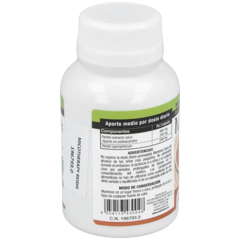 Avd micotherapy reishi 90caps | Farmacia Barata