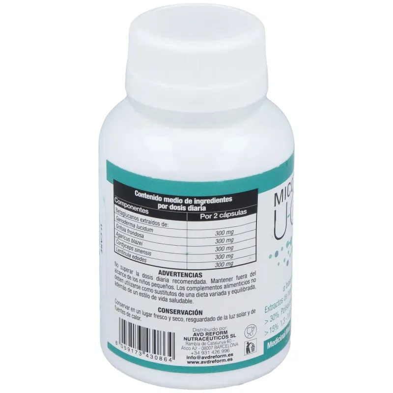 Avd micotherapy u care 70caps | Farmacia Barata Avd micotherapy u care 70caps | Farmacia Barata