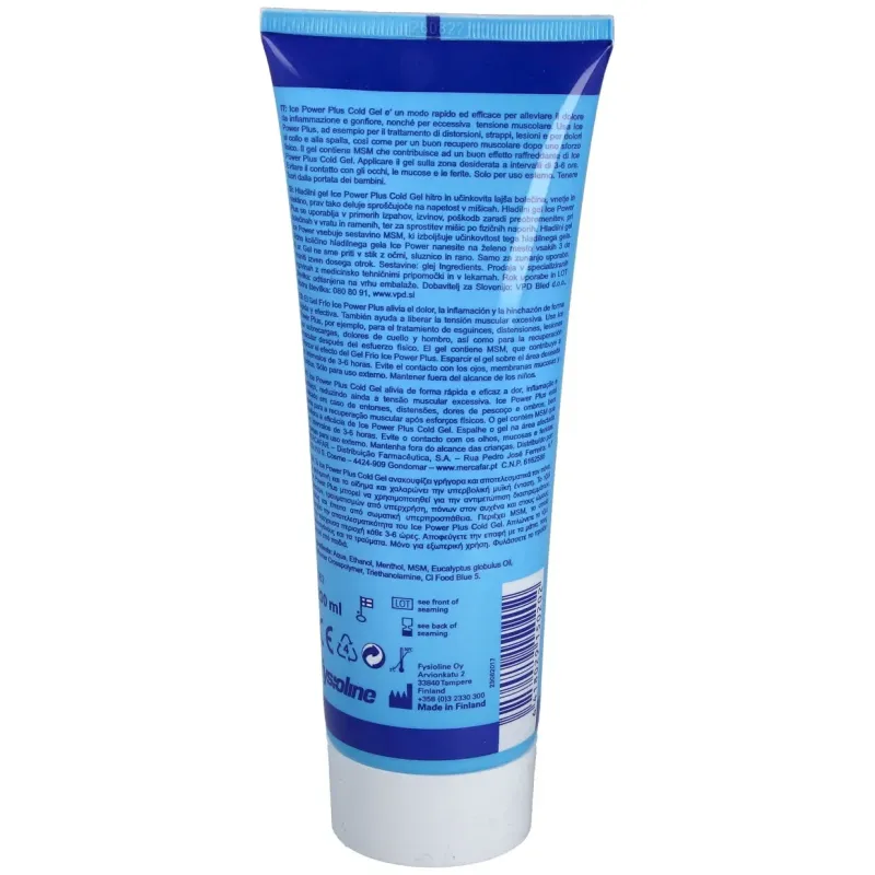 Ice power gel frio plus msm 200ml. | Farmacia Barata