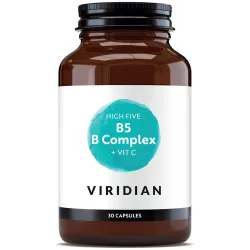 Viridian high five complejo b con magnesio ascorbato fórmula estrés 30cáps