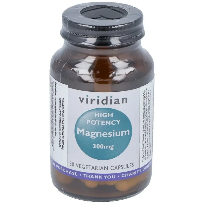 Magnesio alta potencia 300mg. 30cap.veg. | Farmacia Barata