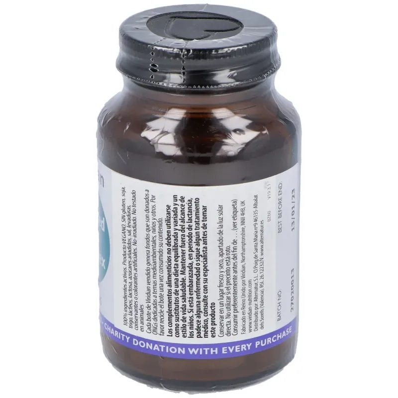 Viridian complejo de zinc equilibrado 30cáps | Farmacia Barata