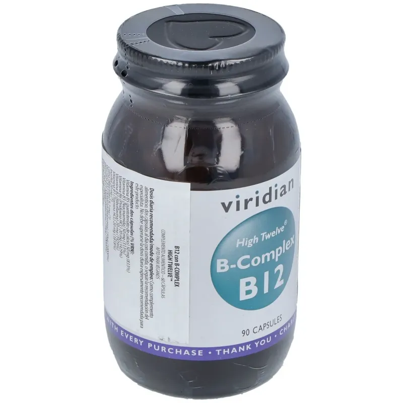 High twelve vit b12 con b complex 90cap.veg. | Farmacia Barata