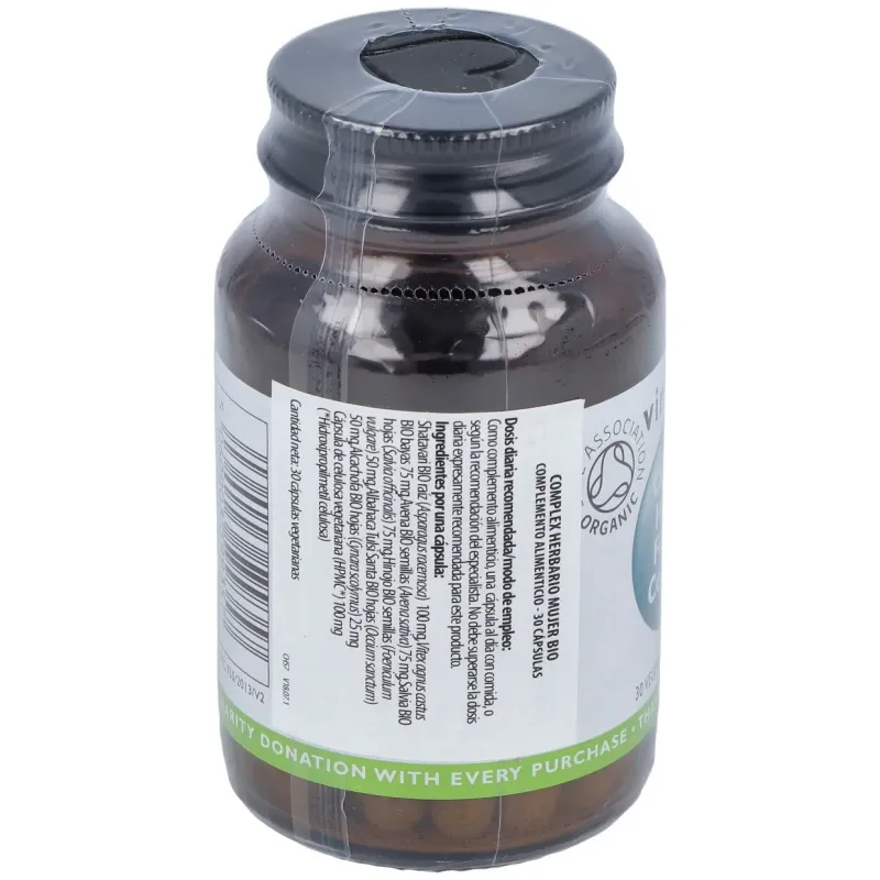Complex herbario mujer 30cap.veg. bio | Farmacia Barata