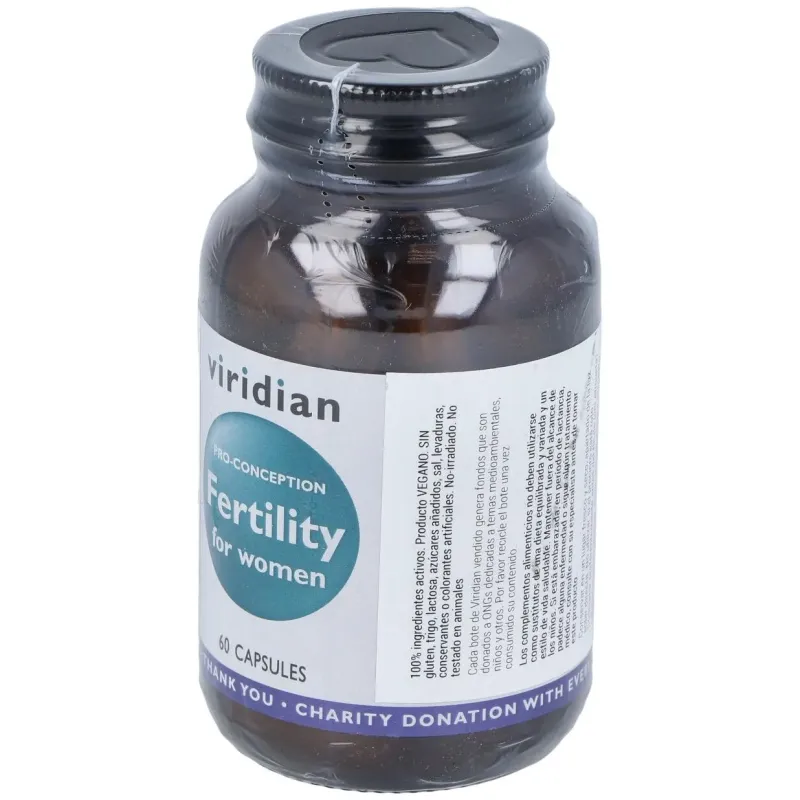 Fertility para mujeres 60cap.veg. | Farmacia Barata