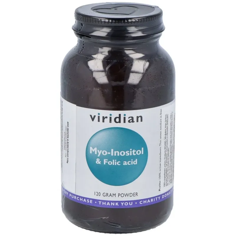 Viridian myo inositol y ácido fólico 120g | Farmacia Barata
