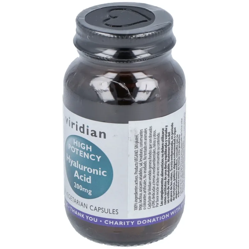 Acido hialuronico 200mg. 30cap.veg. | Farmacia Barata