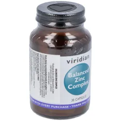 Viridian complejo de zinc equilibrado 30cáps | Farmacia Barata