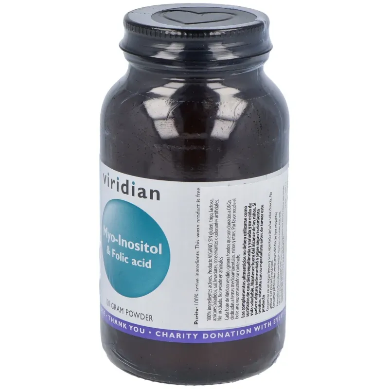 Viridian myo inositol y ácido fólico 120g | Farmacia Barata