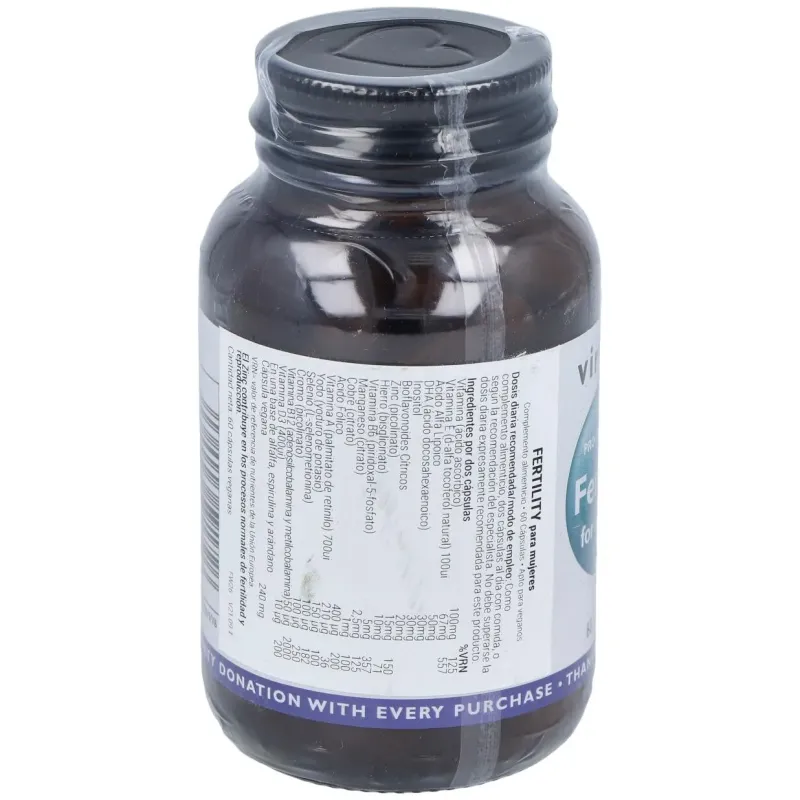 Fertility para mujeres 60cap.veg. | Farmacia Barata