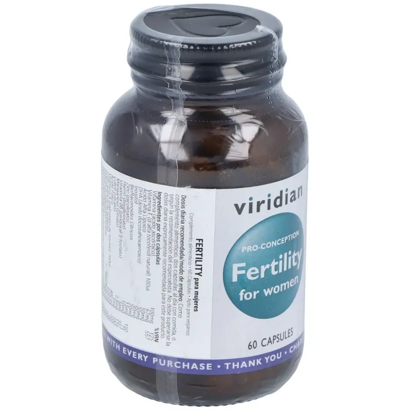 Fertility para mujeres 60cap.veg. | Farmacia Barata