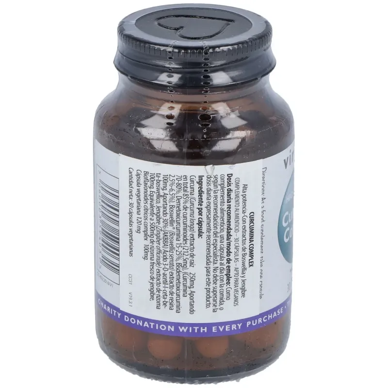 Curcumina complex alta potencia 30cap.veg. | Farmacia Barata