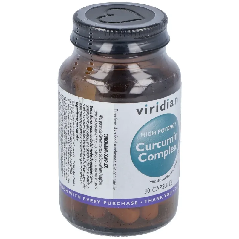 Curcumina complex alta potencia 30cap.veg. | Farmacia Barata