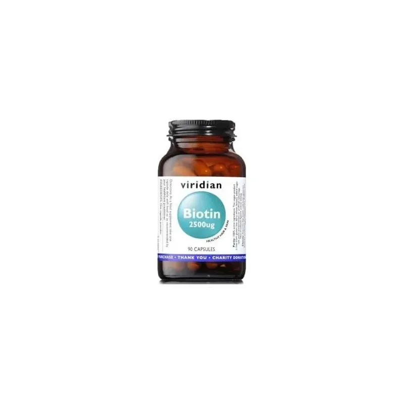 Viridian biotina 2500 ug 90caps | Farmacia Barata